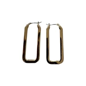 HOUSE OF HARLOW 1960 - RECTANGULAR HOOPS EARRINGS